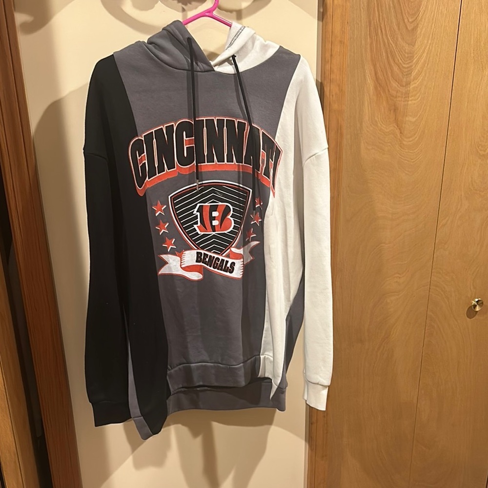 Cincinnati Bengals Colorblock Hoodie